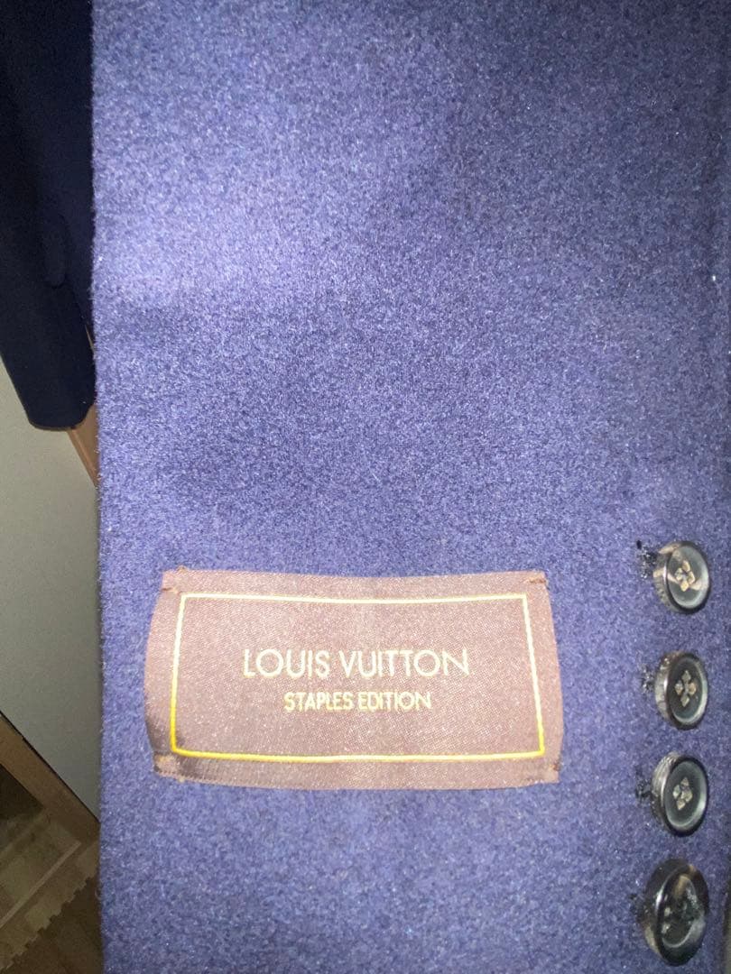 LOUIS VUITTON ルイヴィトン チェスターコート ネイビー