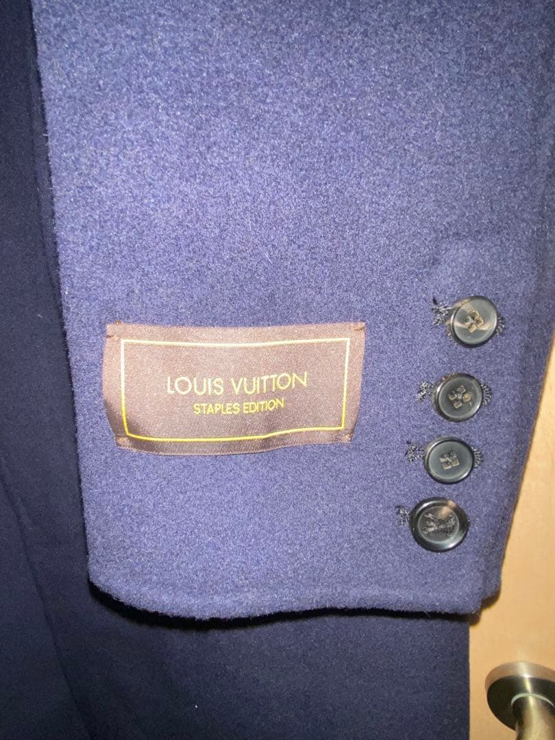 LOUIS VUITTON ルイヴィトン チェスターコート ネイビー