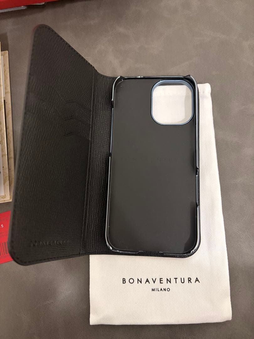 定価2.2万 完売品ボナベンチュラ iPhone17 手帳ケース付属品完備 美品
