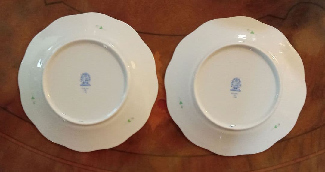 【ショコラ】ヘレンド　ケーキ皿　 19cm ２枚セット