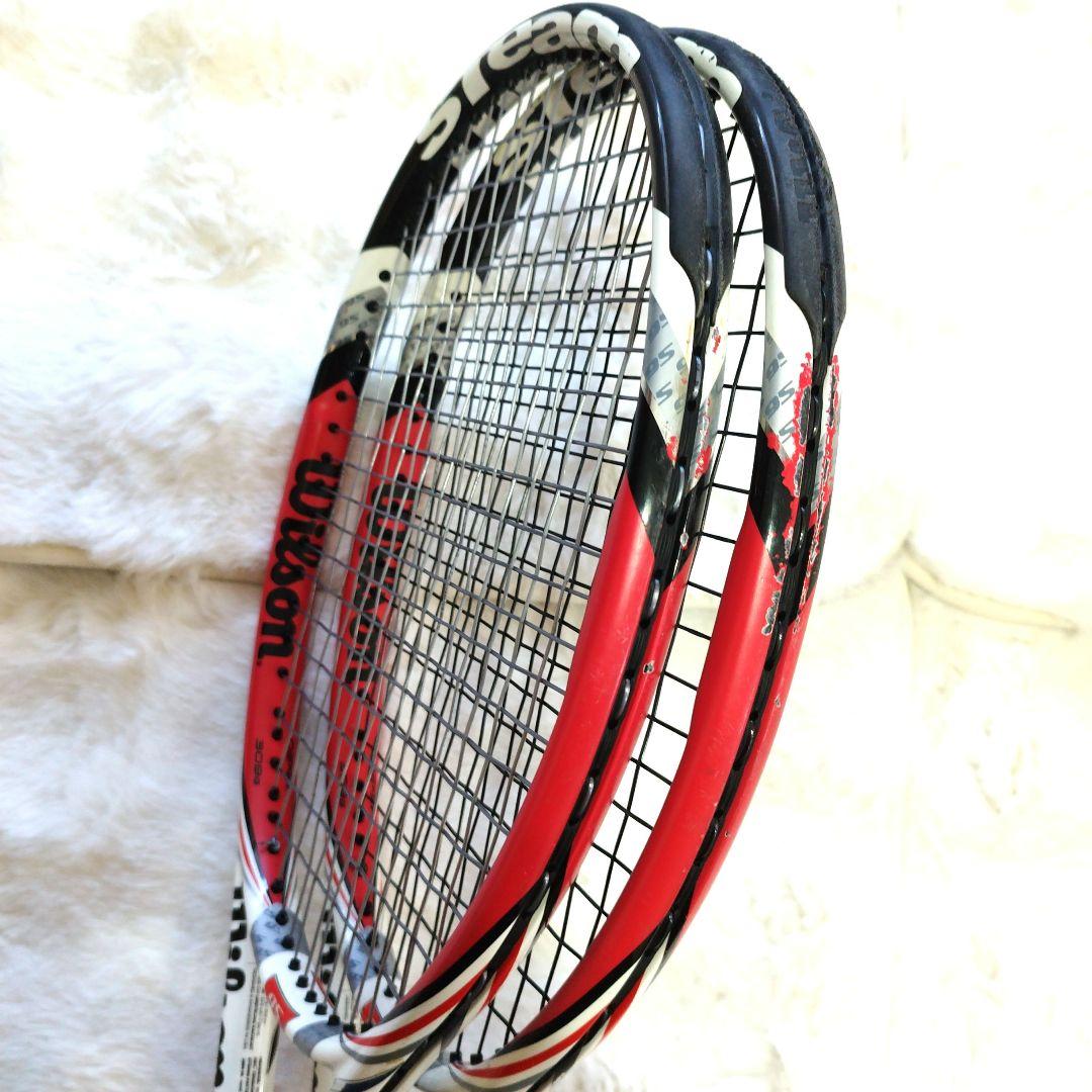 Wilson Steam 95 錦織圭 テニスラケット 309g 2本セット♪