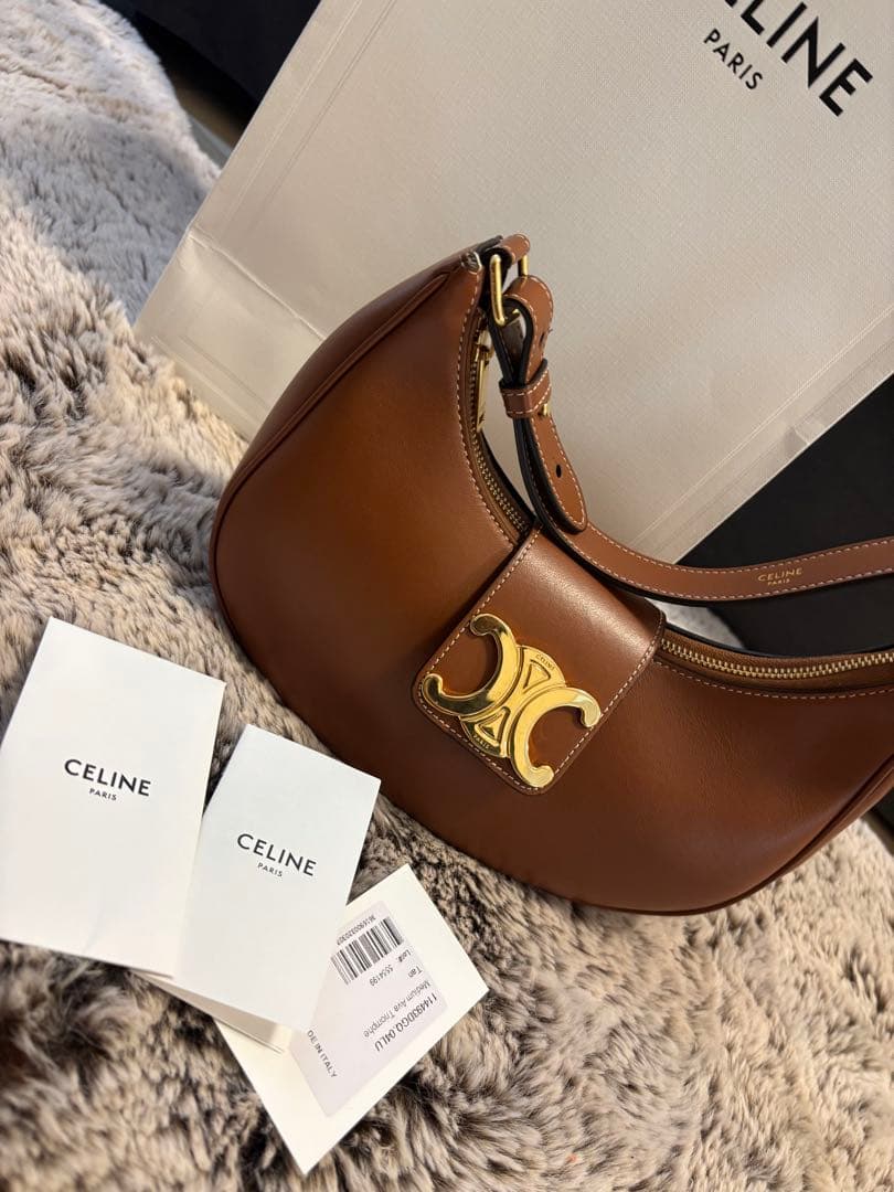 最終値下げ ミディアム AVAトリオンフ バッグ / スムースカーフスキン