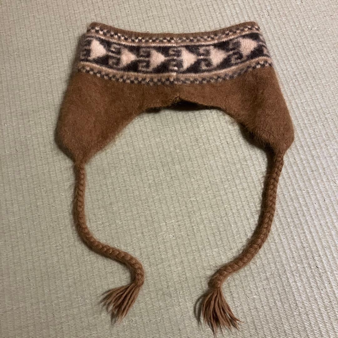 希少 ナンバーナイン 耳当て アンゴラニット