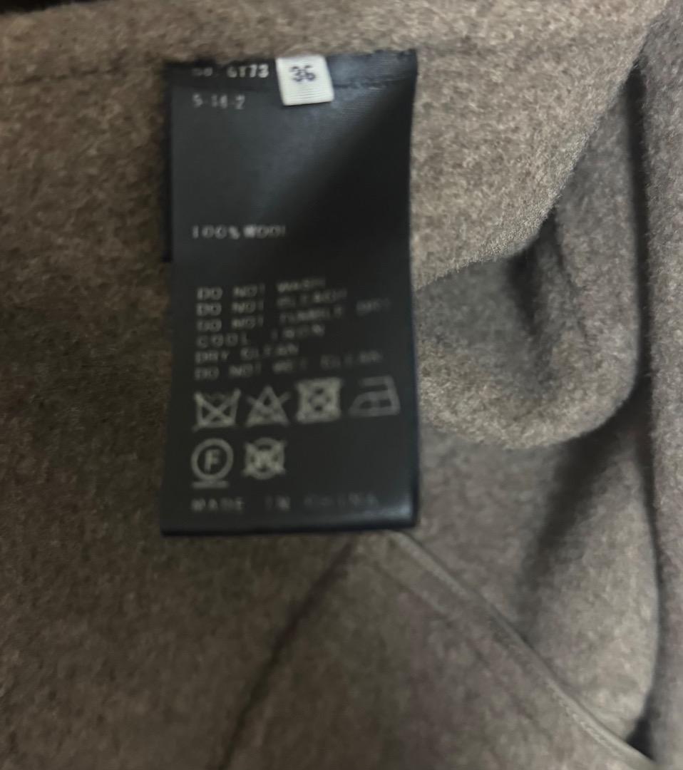 Plage ハミルトンテーラードコート 36 ブラウン