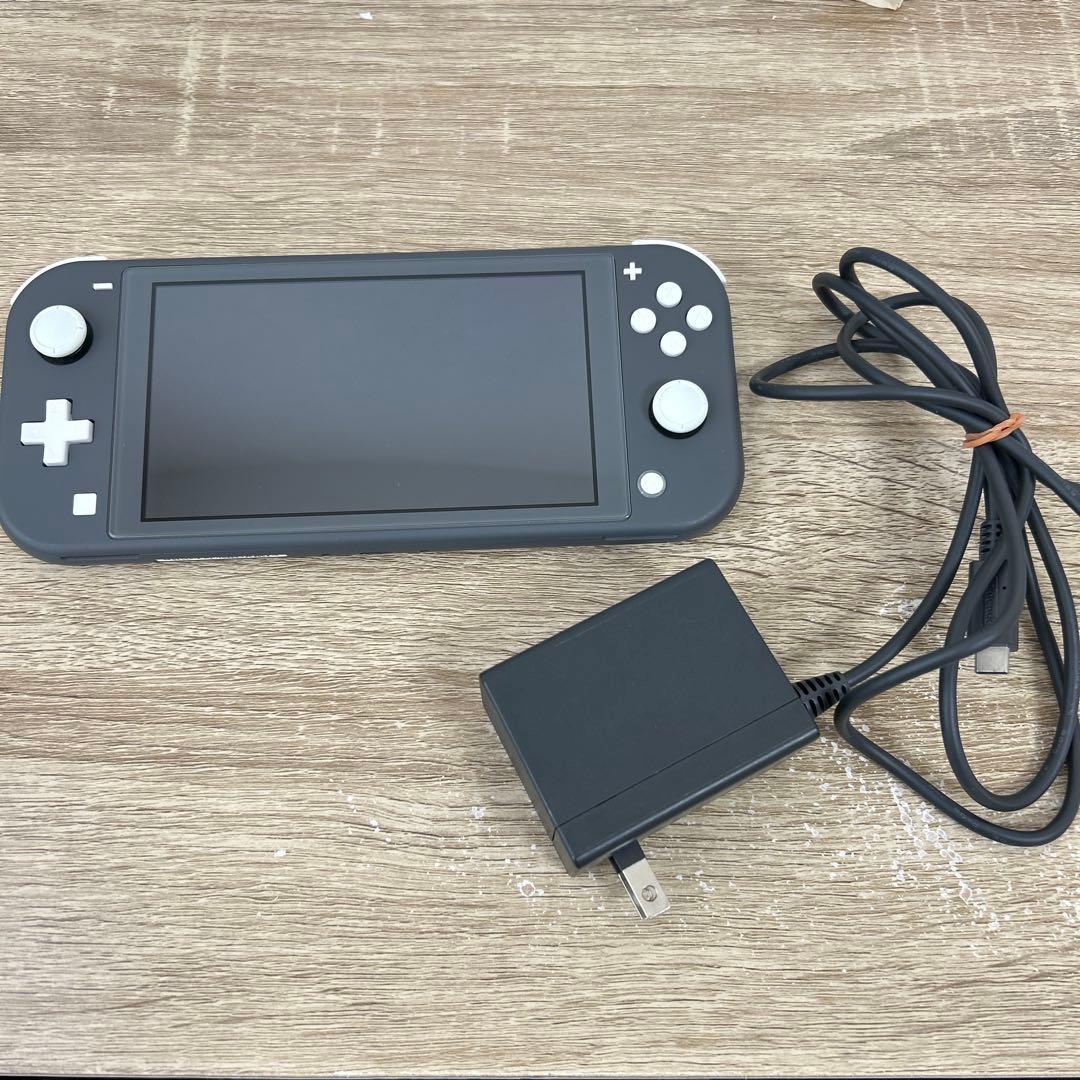 Nintendo Switch liteグレー本体(充電器付き)