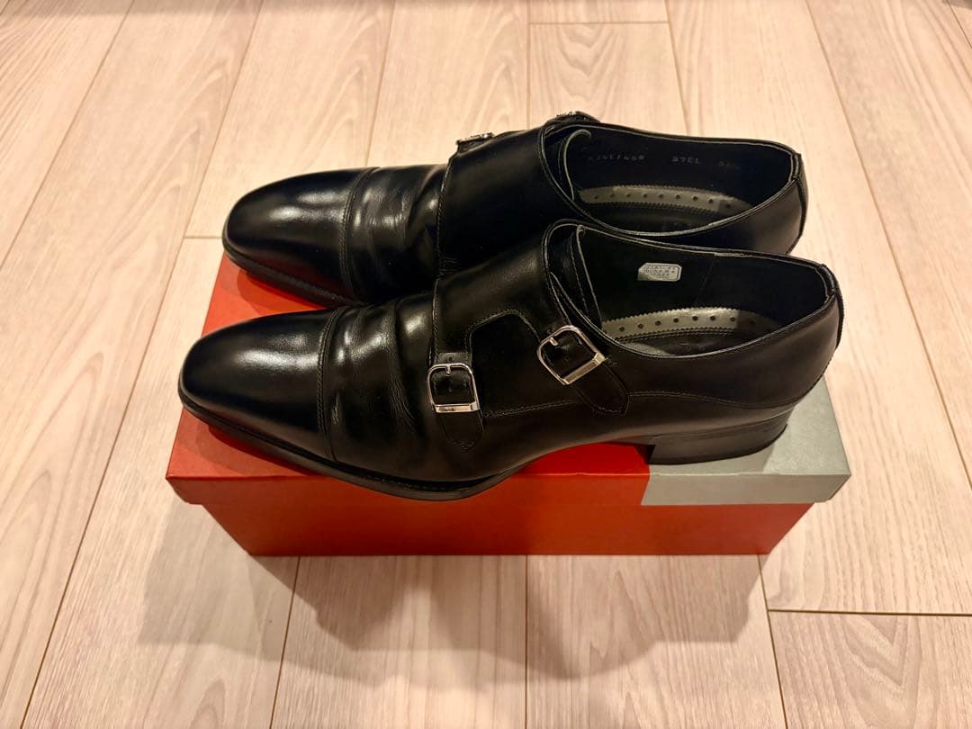 h*a様 【正規美品】REGAL 27EL 26.5cmブラック ダブルモンク(