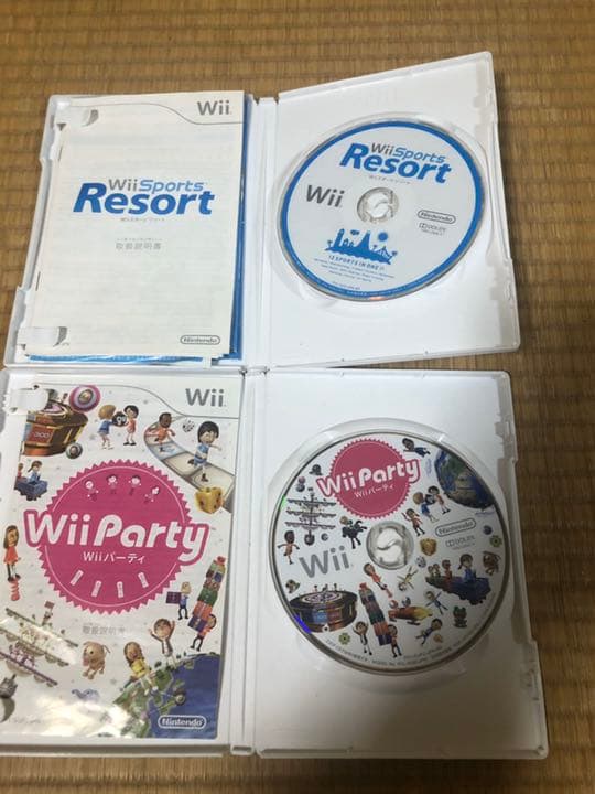 Wii本体 リモコン4本 カセット付