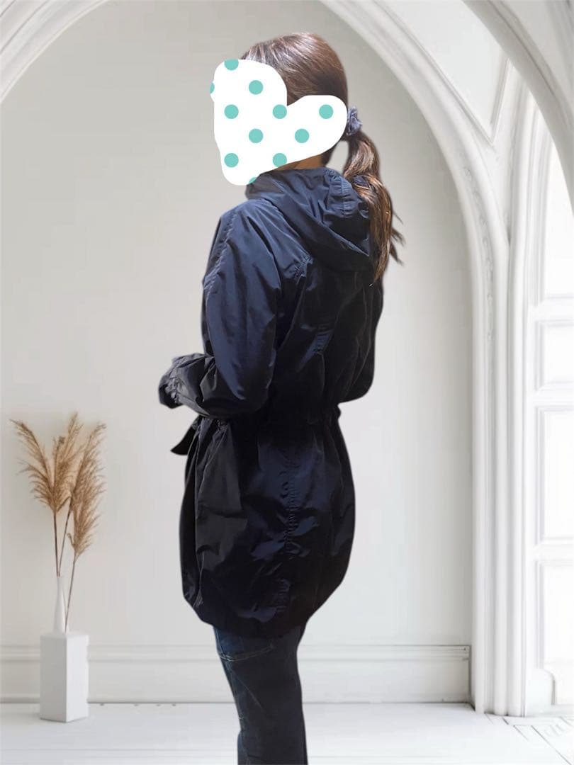 最終値下げ！＊MONCLER モンクレール ＊ウエストリボンナイロンコート