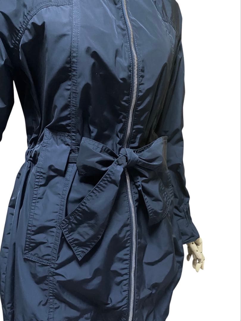 最終値下げ！＊MONCLER モンクレール ＊ウエストリボンナイロンコート