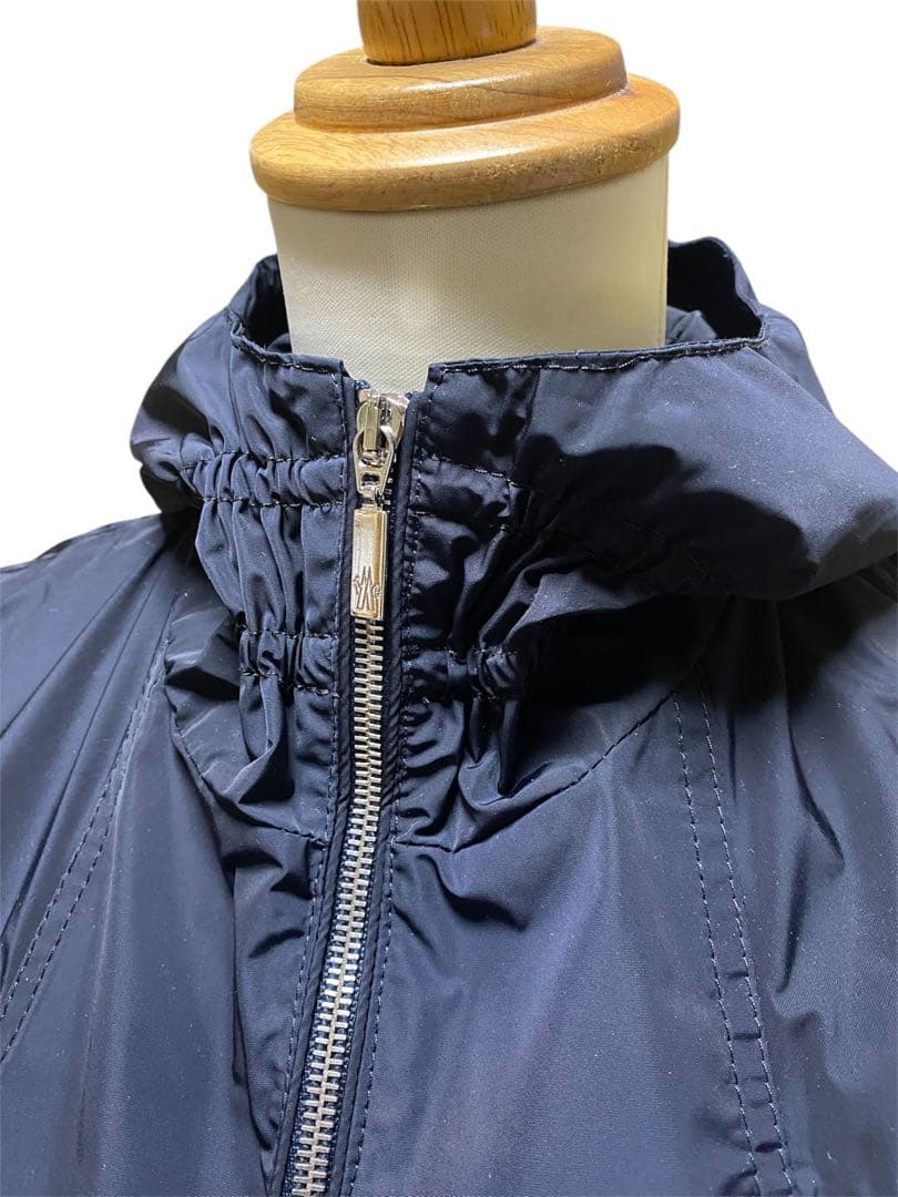 最終値下げ！＊MONCLER モンクレール ＊ウエストリボンナイロンコート