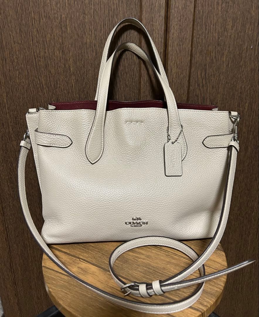 ★Coach/コーチ/ハンナ キャリーオール-美品★