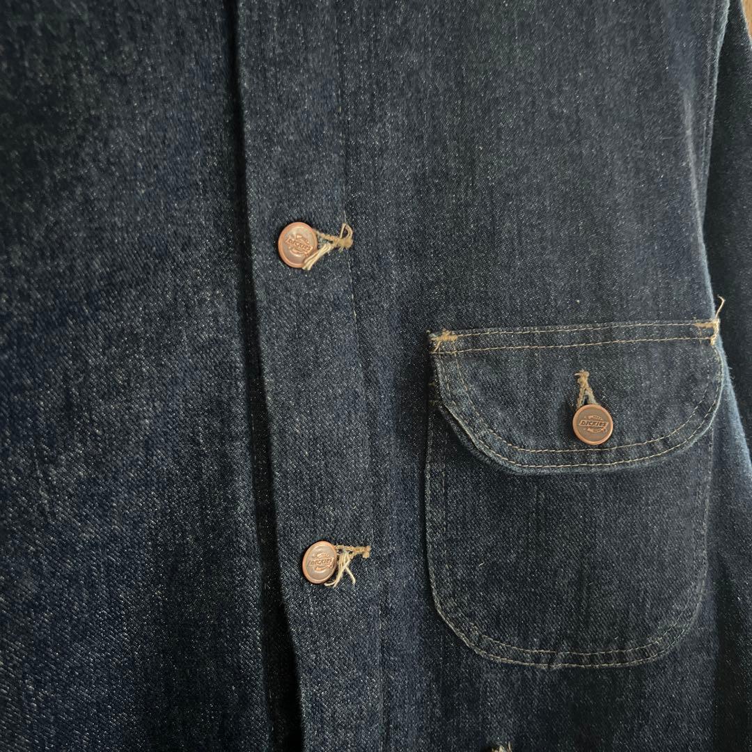 【レア】Dickies ディッキーズ カバーオール デニム Sサイズ 80s