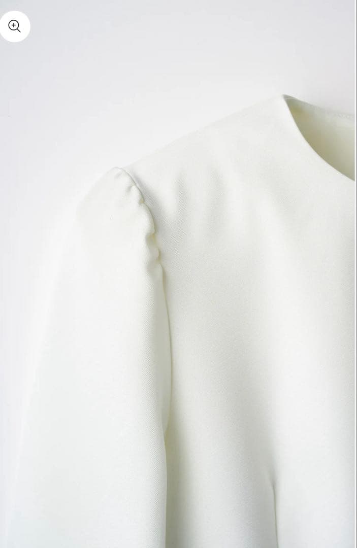 新品Audire Tulip hem dress (Ivory)