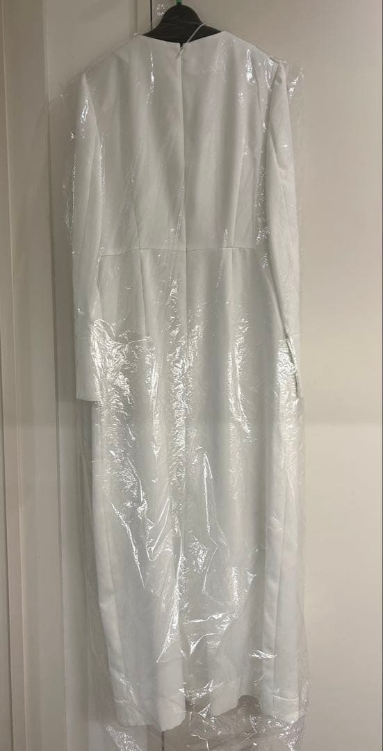 新品Audire Tulip hem dress (Ivory)