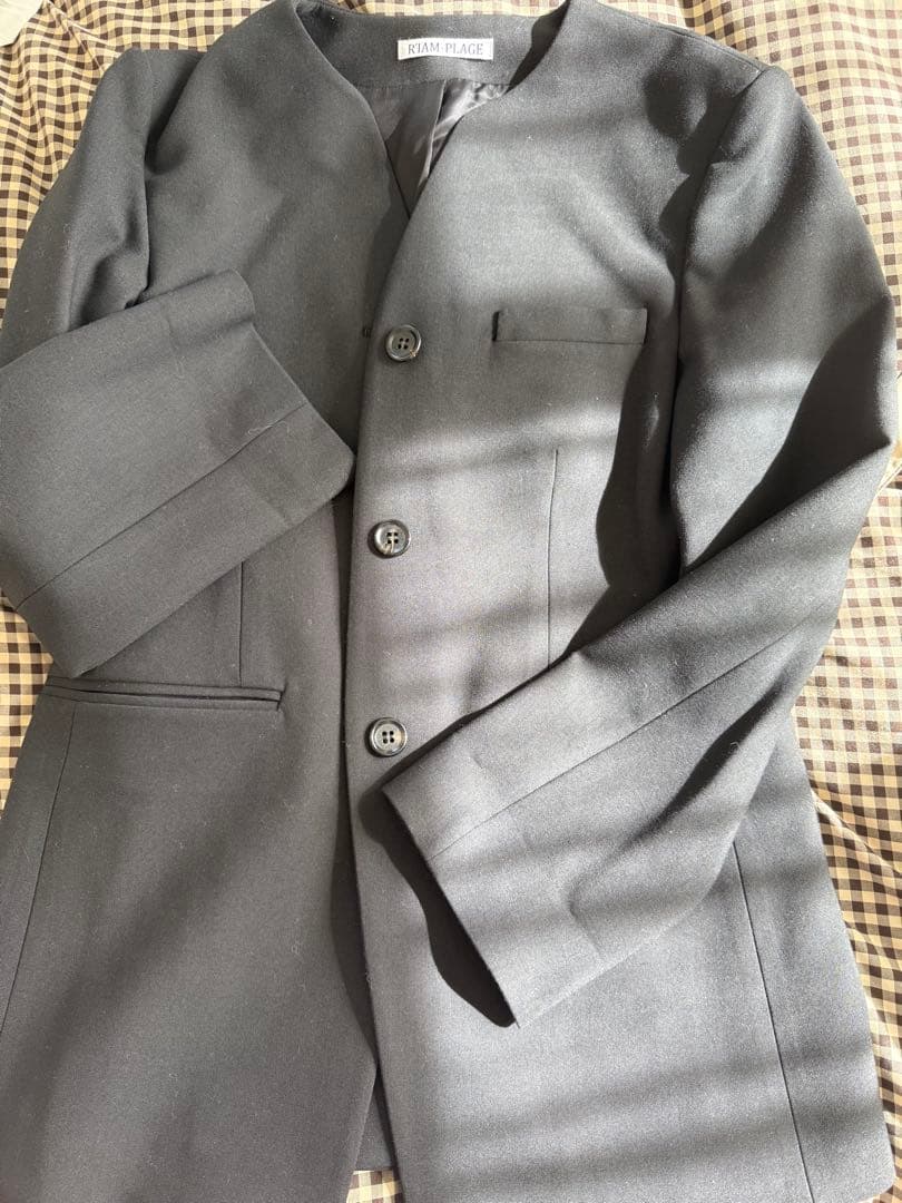 Plage riam シェイプノーカラージャケット　36