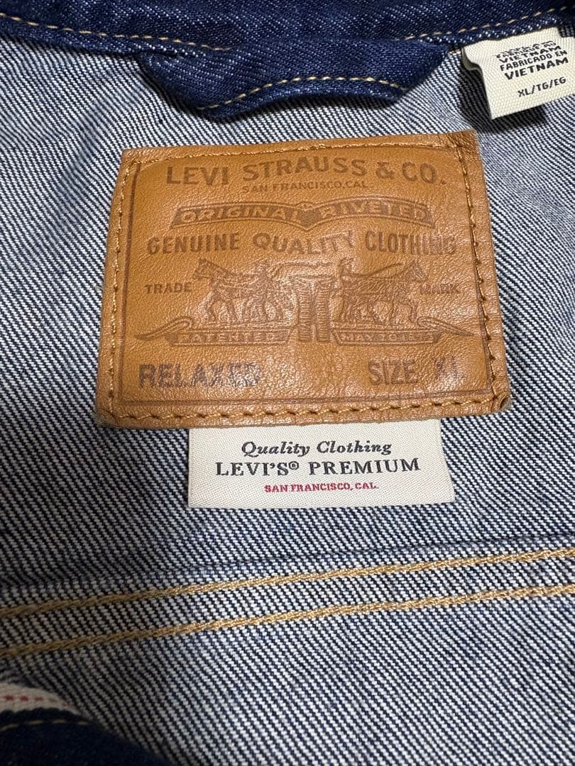 LEVI'S PREMIUM 1st 大戦モデル　デニムジャケット　XL 濃紺