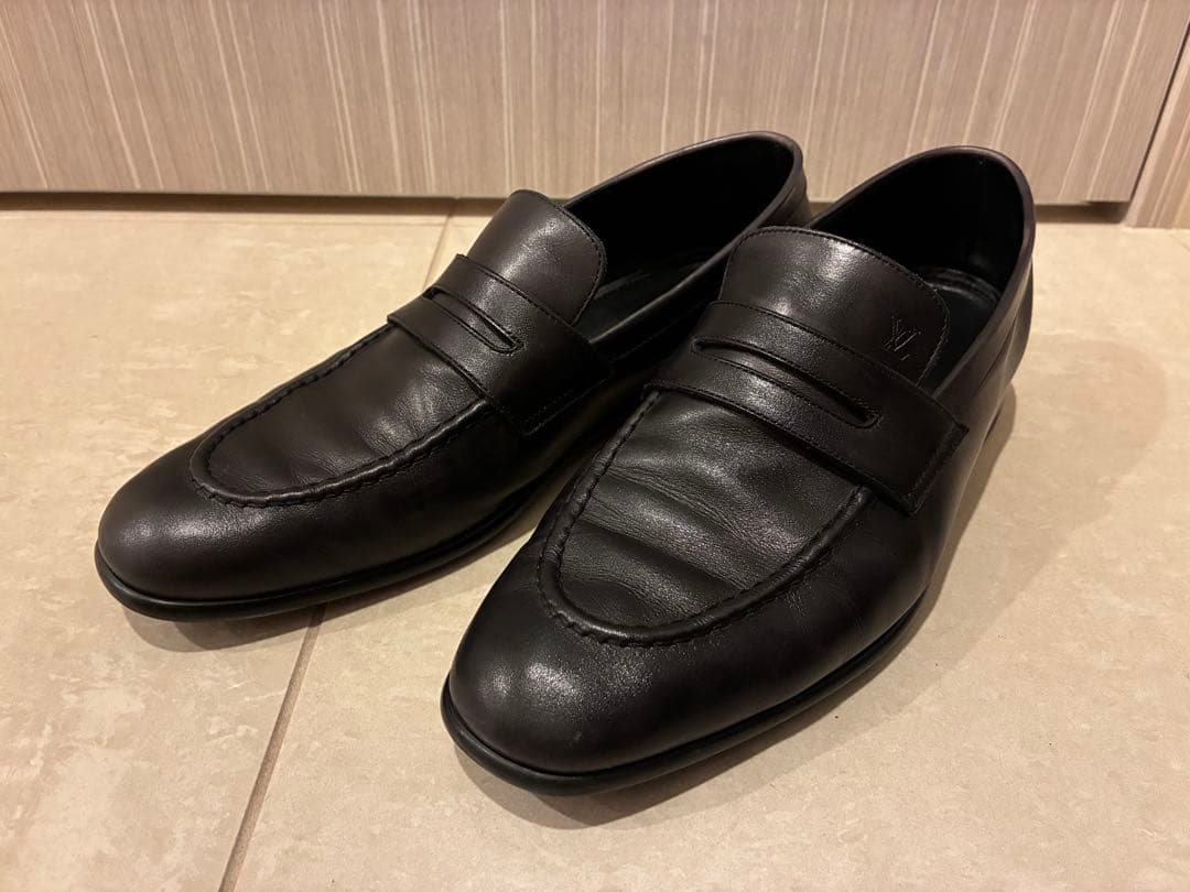 ルイヴィトン　レザー ローファー