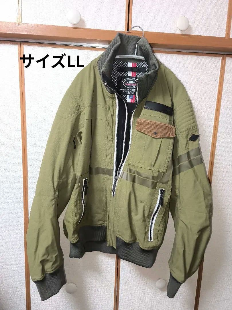 クシタニ　アーカナリブブルゾン　オリーブ　サイズLL