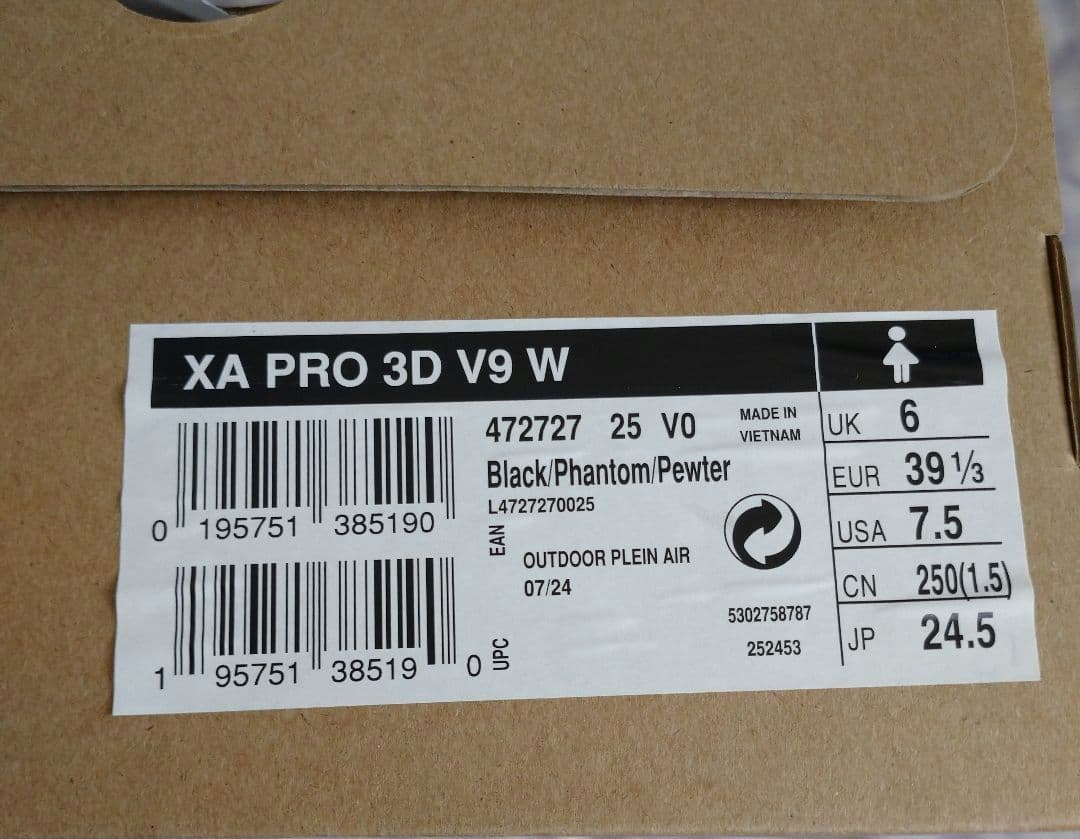 SALOMON　XA PRO 3D V9 GTX　24.5㎝