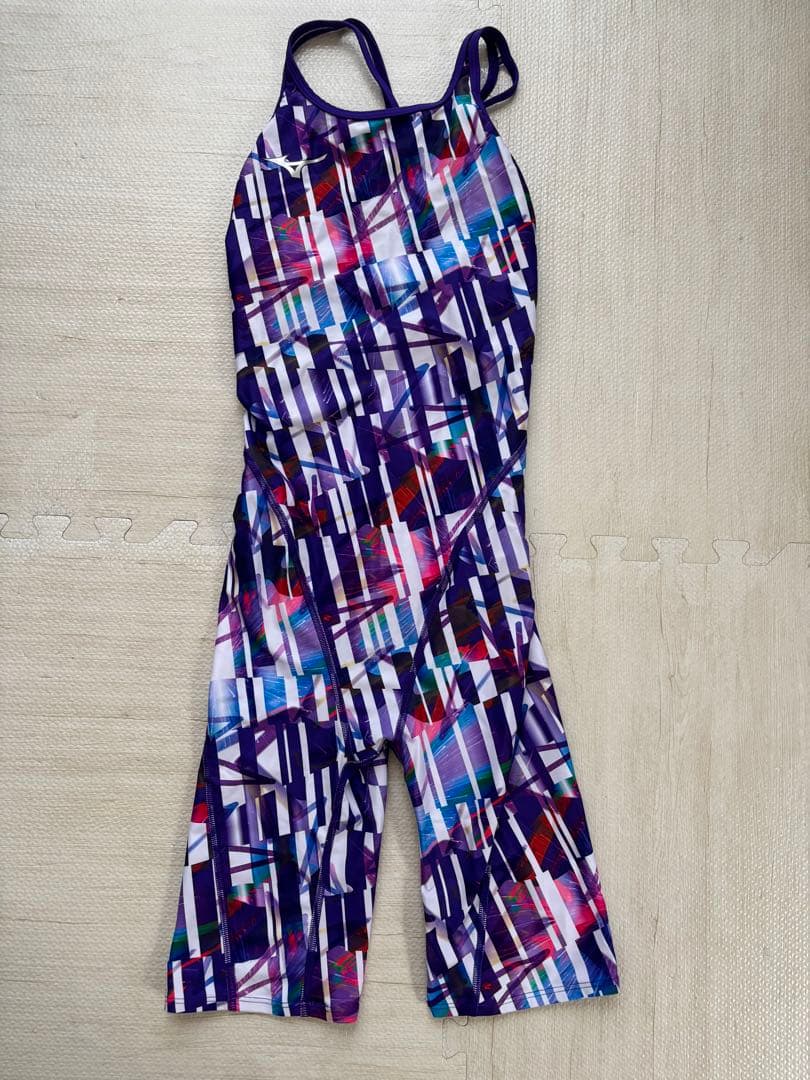 【新品未使用】ミズノ AYA TERAKAWA 競技用水着 紫色
