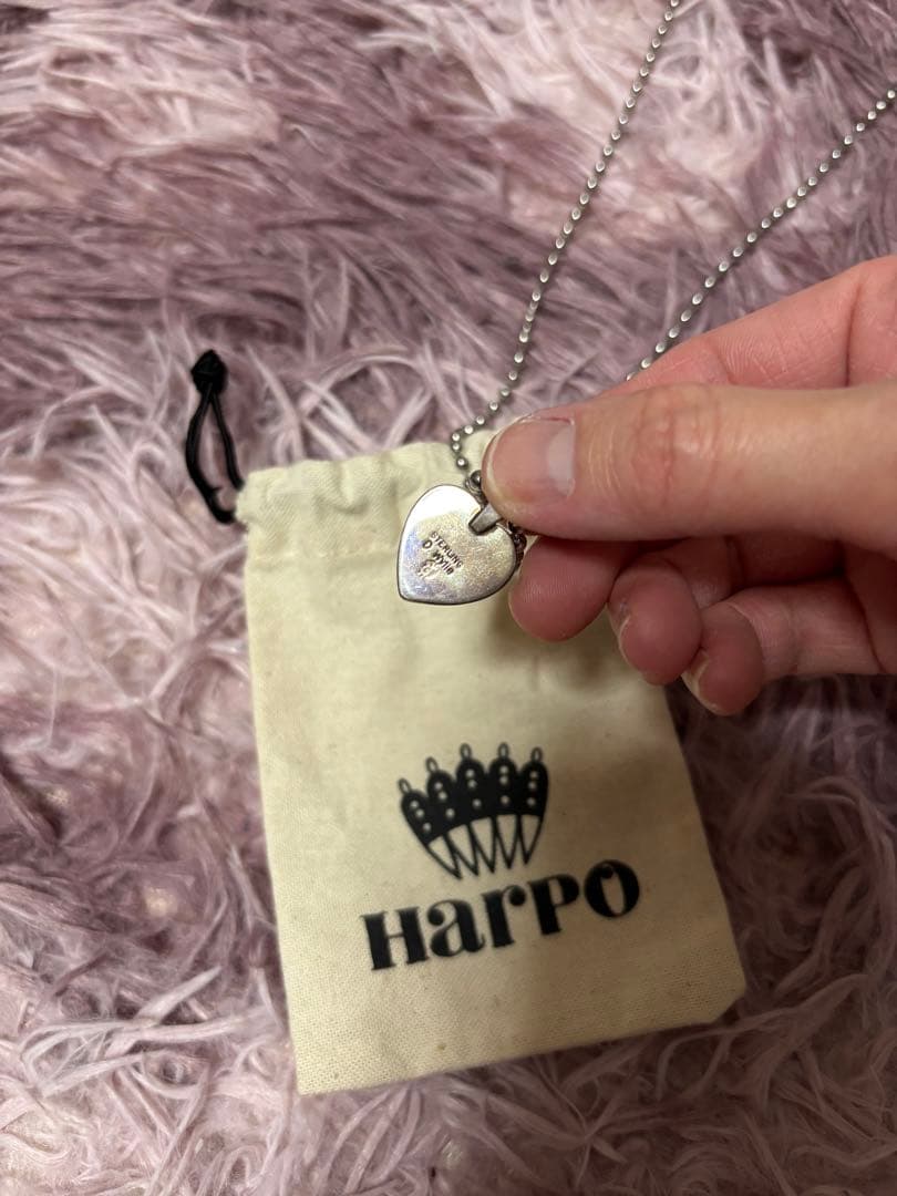 再値下げ　harpo ハート　ペンダントトップ　ターコイズ　ハルポ