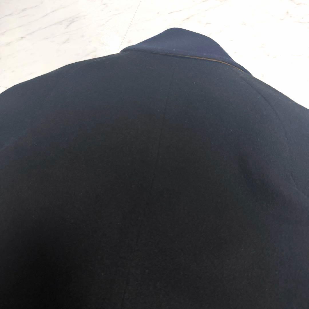 【美品✨️】ポールスミス ウール カシミヤ チェスター コート バイカラー 黒紺