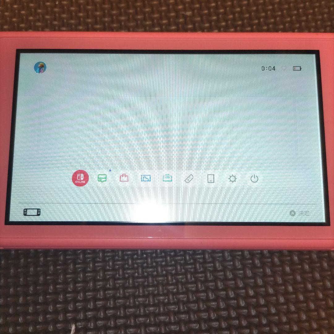 Nintendo Switch Lite ピンク 液晶画面要確認
