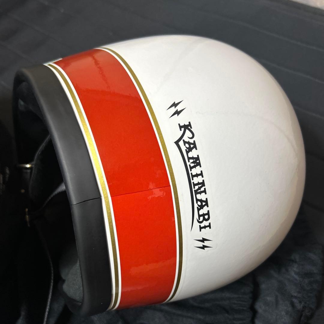 ビンテージヘルメット山城オートパーツkaminari Lサイズ