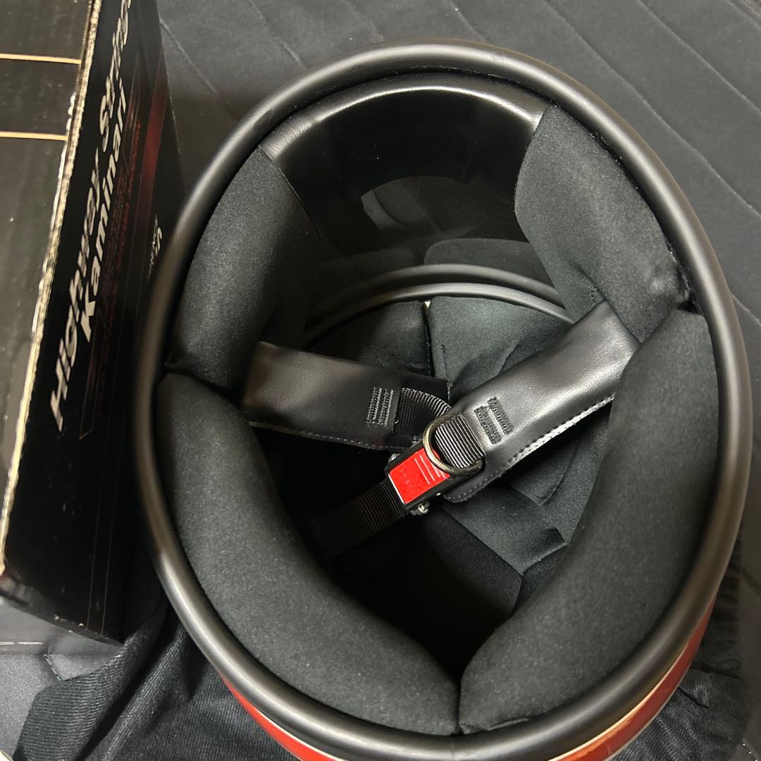 ビンテージヘルメット山城オートパーツkaminari Lサイズ