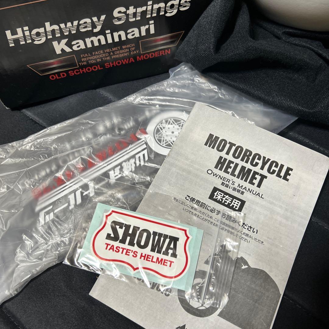 ビンテージヘルメット山城オートパーツkaminari Lサイズ