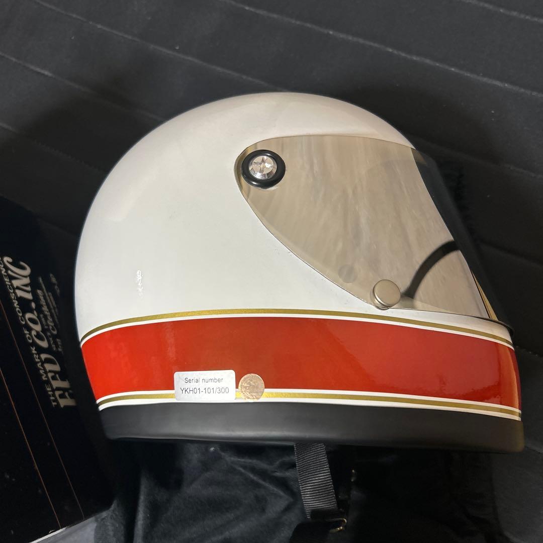 ビンテージヘルメット山城オートパーツkaminari Lサイズ