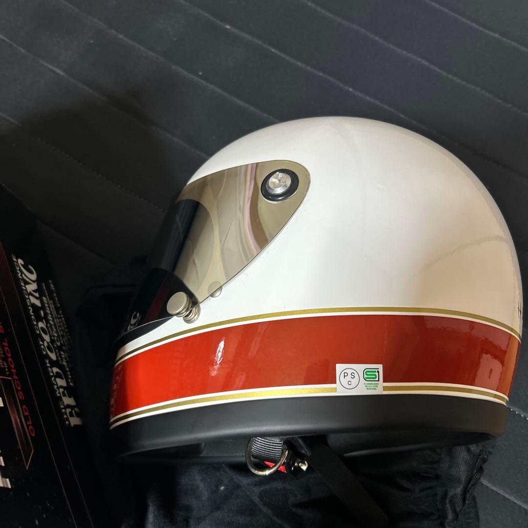 ビンテージヘルメット山城オートパーツkaminari Lサイズ