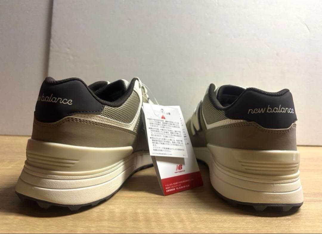 未使用 27.5cm 2E ニューバランスゴルフシューズUGS574A3ブラウン