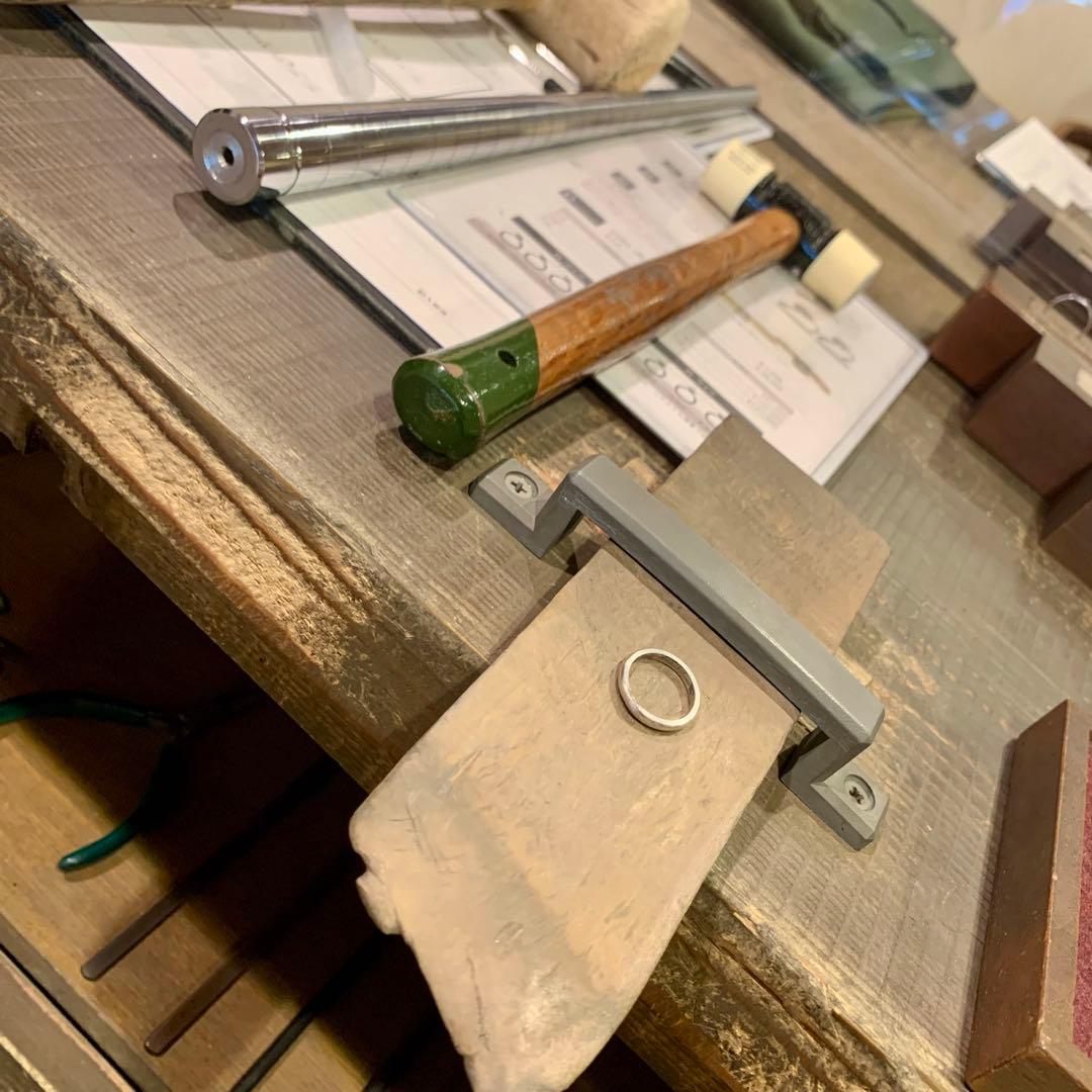 鎌倉彫金工房 指輪 8号 ダイヤモンド 0.2カラット プラチナ