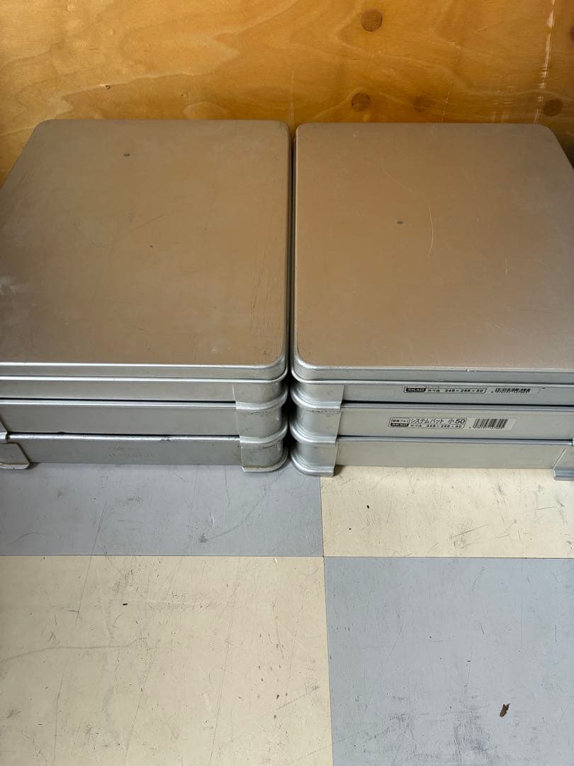 * 業務用にも！ 餃子バット6枚＆蓋2枚セット 大量調理・冷凍保存に