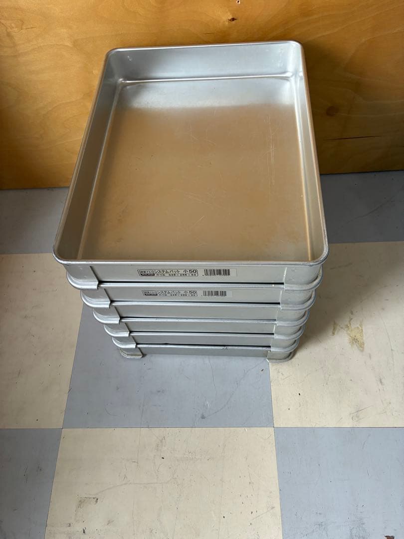 * 業務用にも！ 餃子バット6枚＆蓋2枚セット 大量調理・冷凍保存に