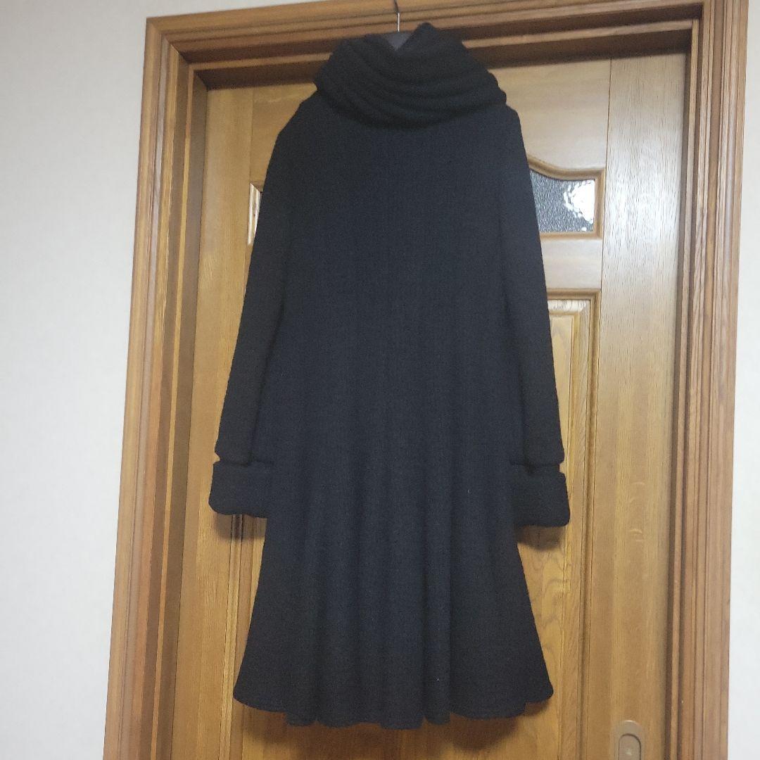 タグ付きEPOCAウールニットロングコート