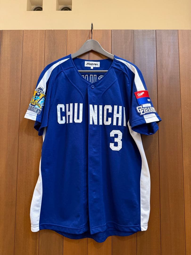 中日ドラゴンズ立浪和義ビジターレプリカユニフォーム2006年優勝M-L★落合福留