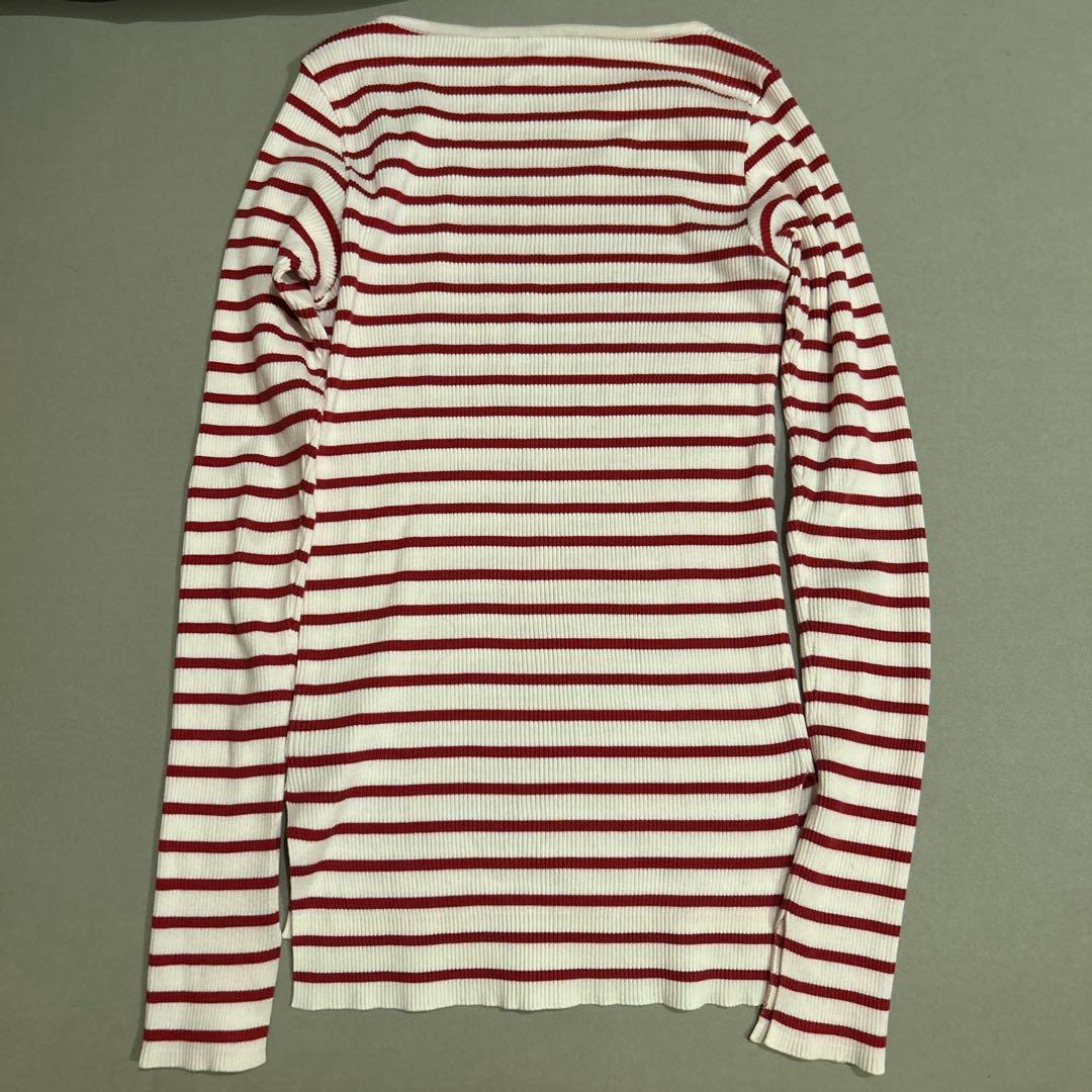 【ロンハーマン別注】 AURALEE ギザボートネック リブニット