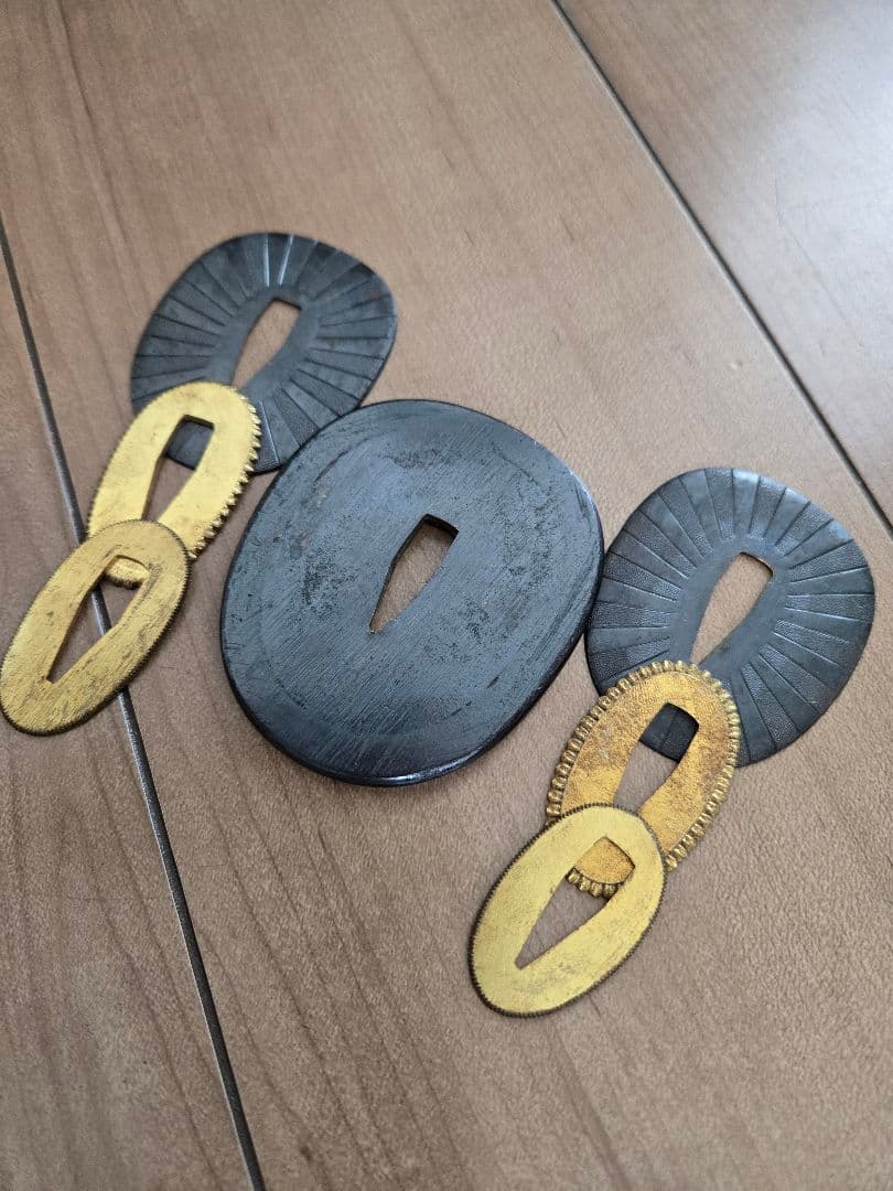 第二次大戦頃/実物　極美品　海軍士官軍刀拵え(刀身なし)　高級漆鞘　番号揃い