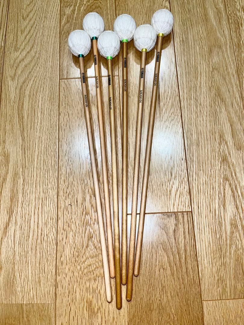 【マレット】YAMAHA MKAWシリーズ 安倍圭子 バーチ 6本セット