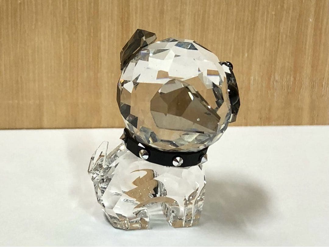 ●スワロフスキー　パグ　クリスタル　置物