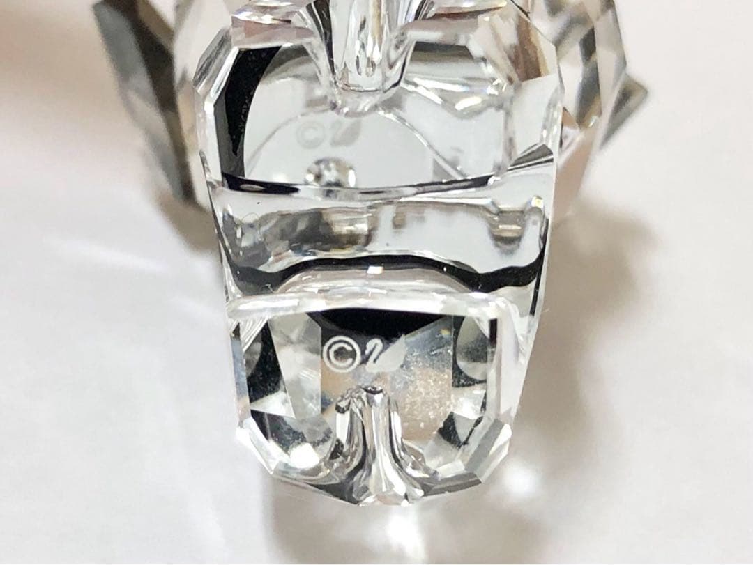 ●スワロフスキー　パグ　クリスタル　置物