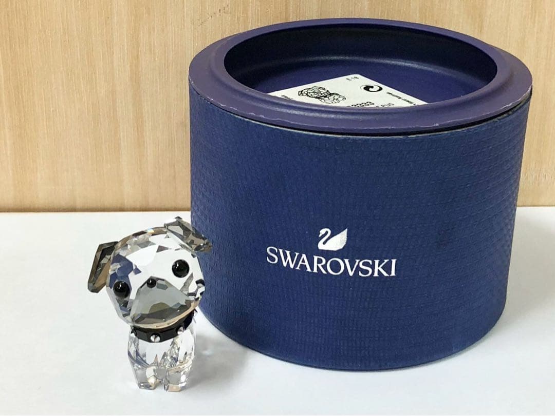 ●スワロフスキー　パグ　クリスタル　置物