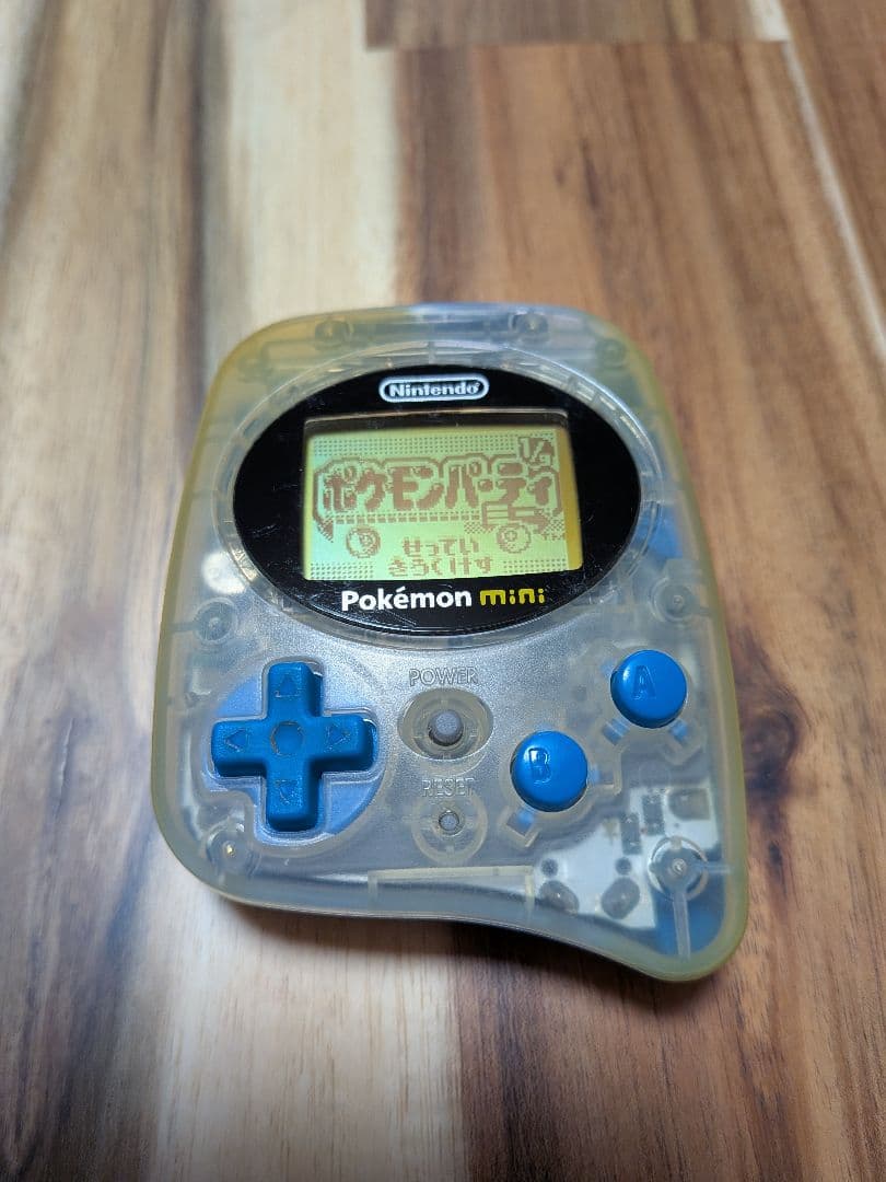 【動作確認済み】ポケモンミニ本体・ケース・ソフト（ポケモンパーティミニ）