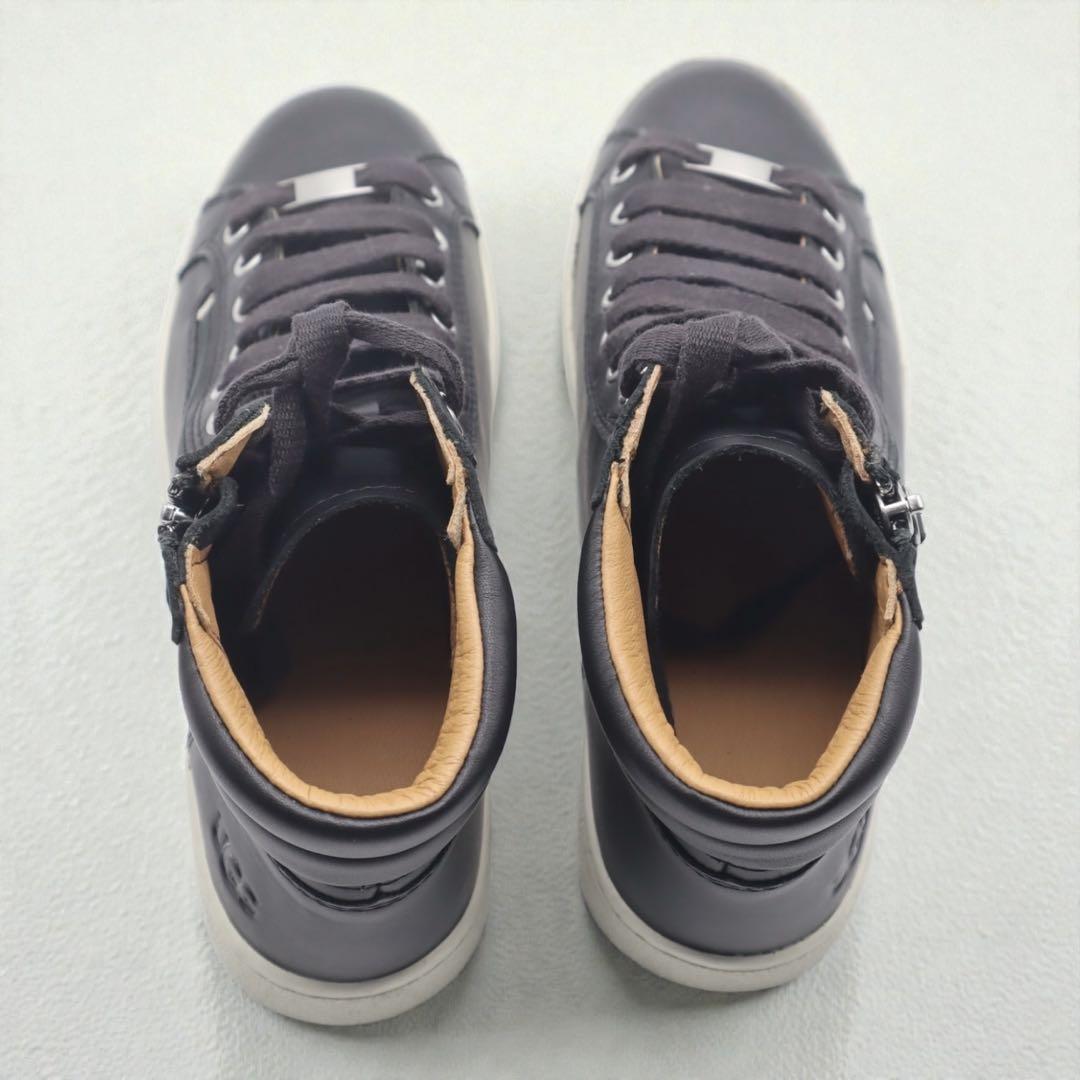 UGG アグ　スニーカー　ハイカット　レザー　ブラック　2208