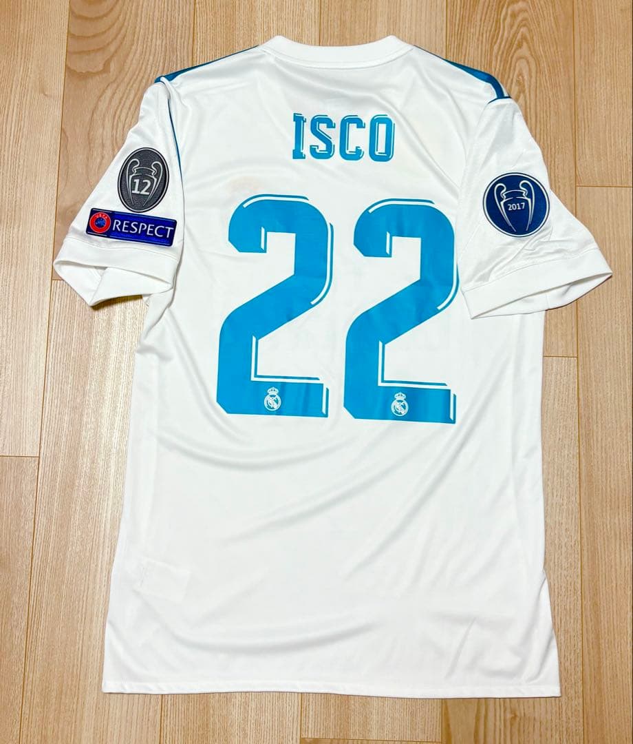 【正規品】レアルマドリード 2017/18 イスコ ホームユニフォーム