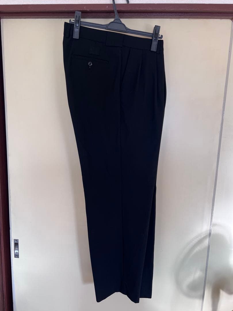 パンツ [anytee] Officer Pants_Black Gabardine L