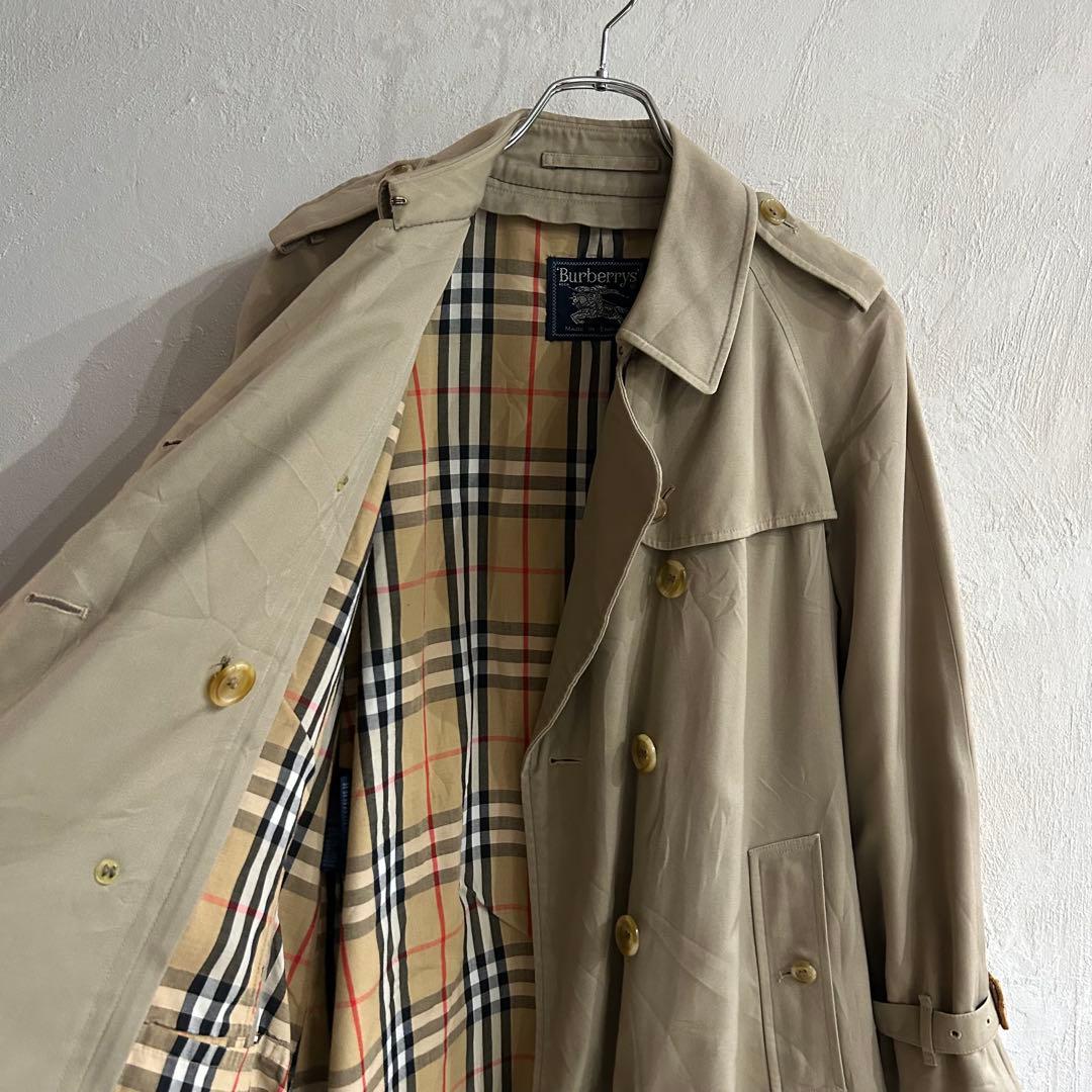 80S イングランド製 Burberry's トレンチコート バーバリー
