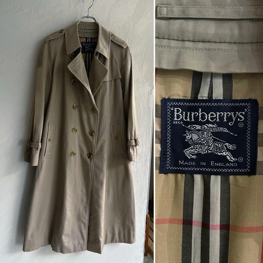 80S イングランド製 Burberry's トレンチコート バーバリー